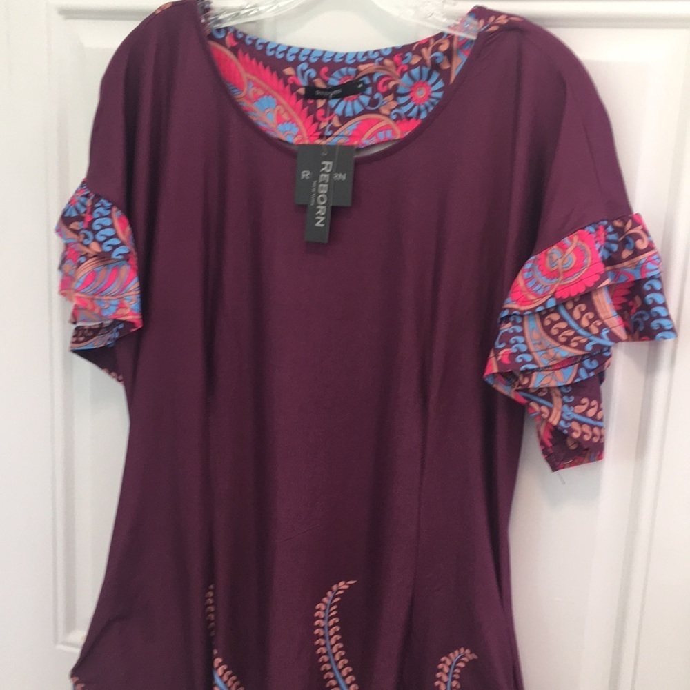 NWT REBORN Peasant Dress w pockets - Picture 2 of 5